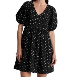 madewell lucie elbow sleeve smocked midi dress in sunflower field Madewell Lucie Elbow-Sleeve Smocked Midi Dress in Sunflower Field in Medium